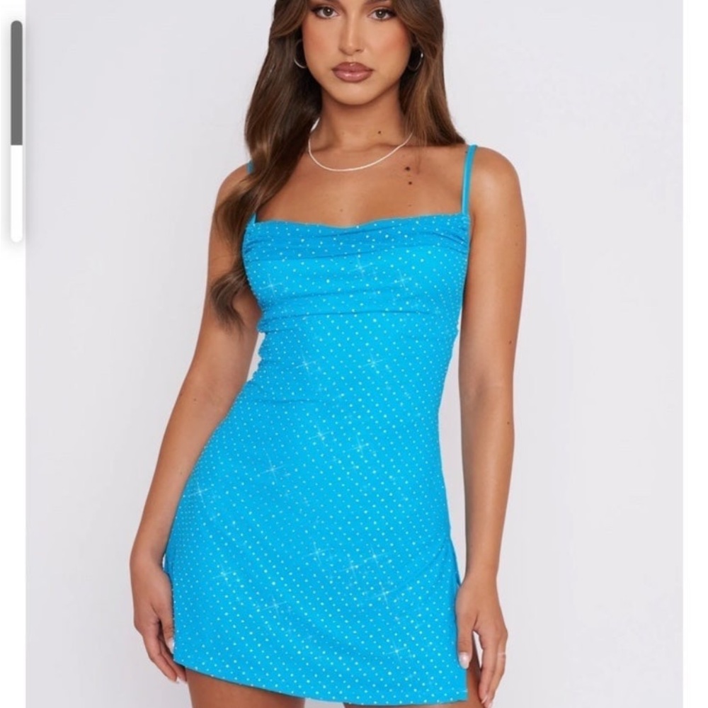 Blue Sequin Dress